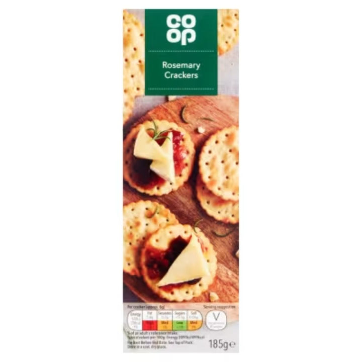 Coop Rosemary Crackers, 185g