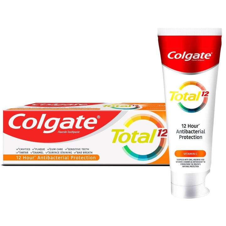 Colgate Total 12 Vitamin C 12 Hour Antibacterial Protection, 75ml