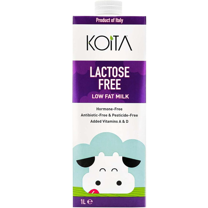 Koita Lactose-Free Low Fat Milk Added Vitamins A & D, 1L