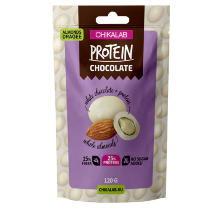 Chikalab Protein Chocolate Almonds Dragee, 120g