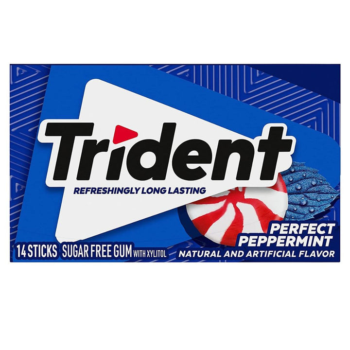 Trident Perfect Peppermint Sugar-Free Gum, 14 sticks