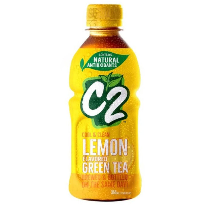 C2 Cool & Clean Lemon Green Tea Flavored, 355ml