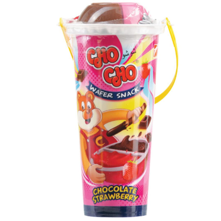 Cho Cho Wafer Snack Chocolate Strawberry, 35g