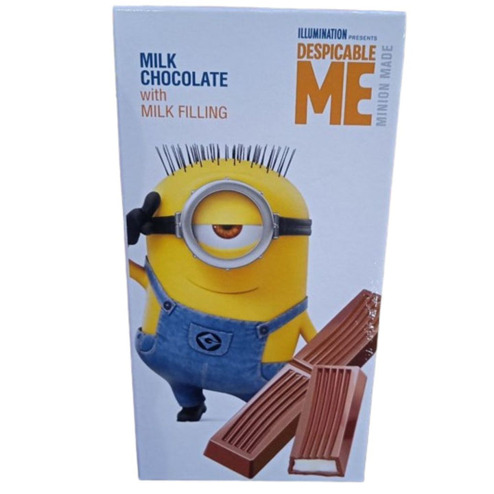 Despicable Me Minion Made Milk Chocolate with Milk Filling, 100g