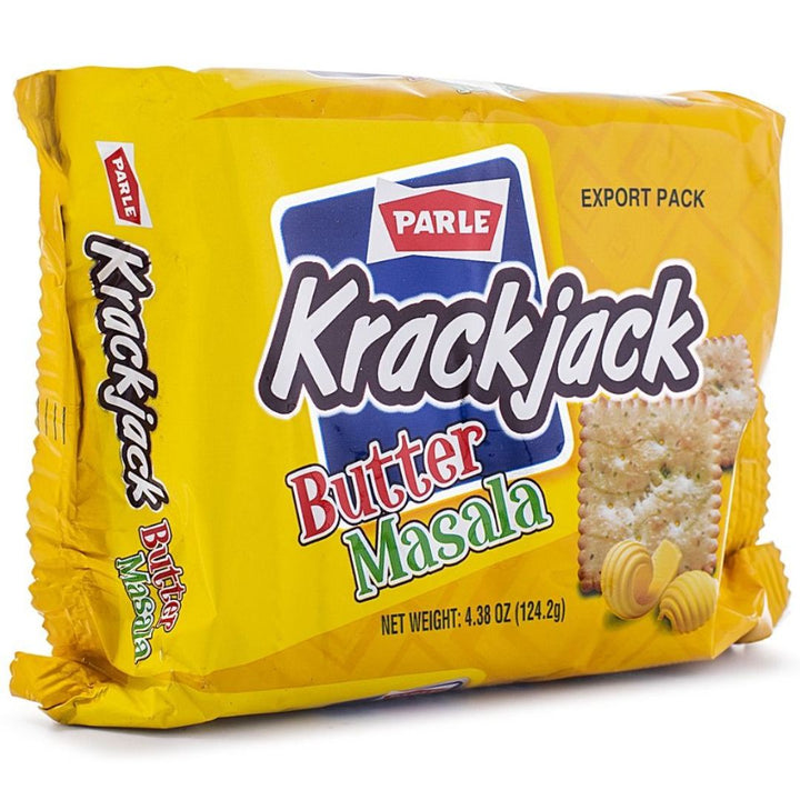 Parle Krackjack Butter Masala Biscuits, 124.2g