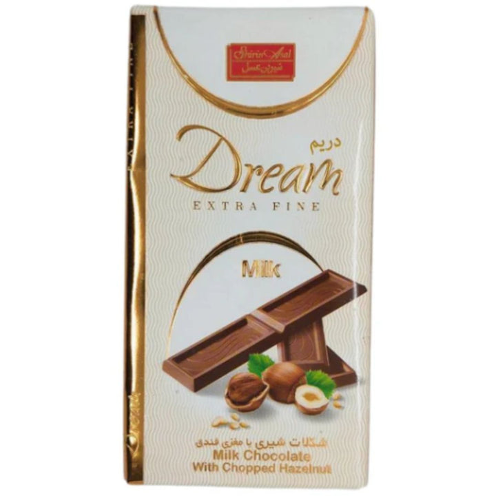 Dream Extra Fine Milk Chocolate with Chopped Hazelnut, 60g