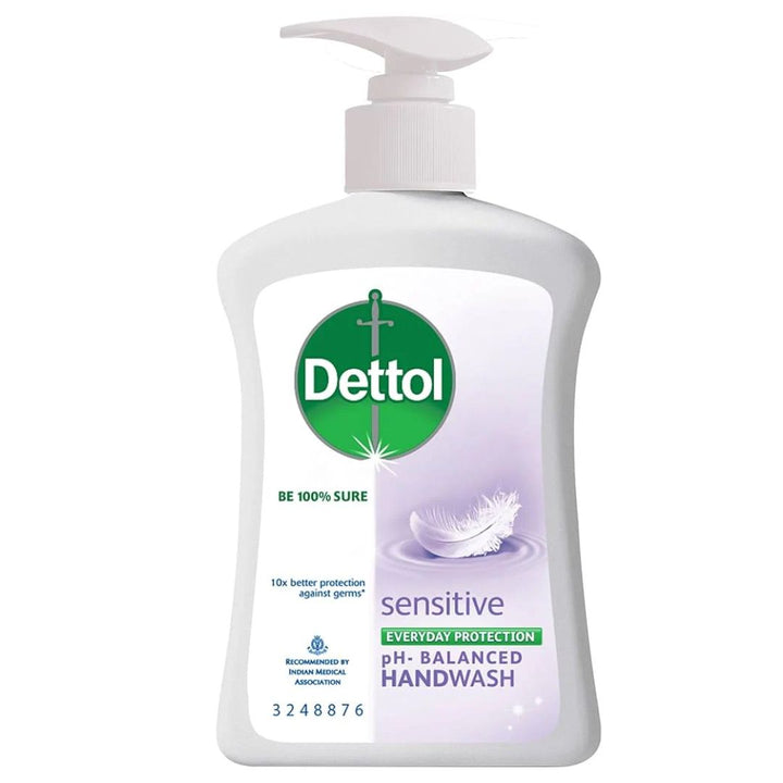 Dettol Sensitive Everyday Protection Handwash, 210ml