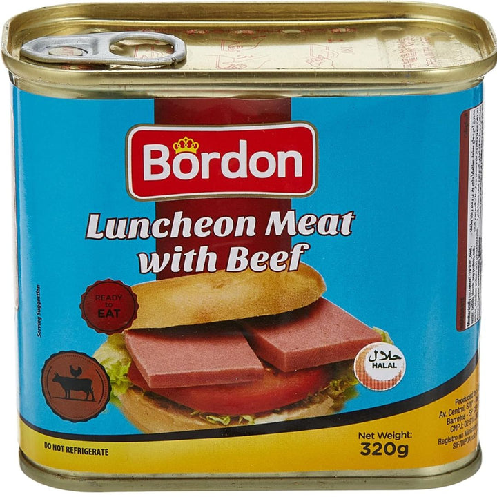 Bordon Luncheon Meat with Beef, 320g