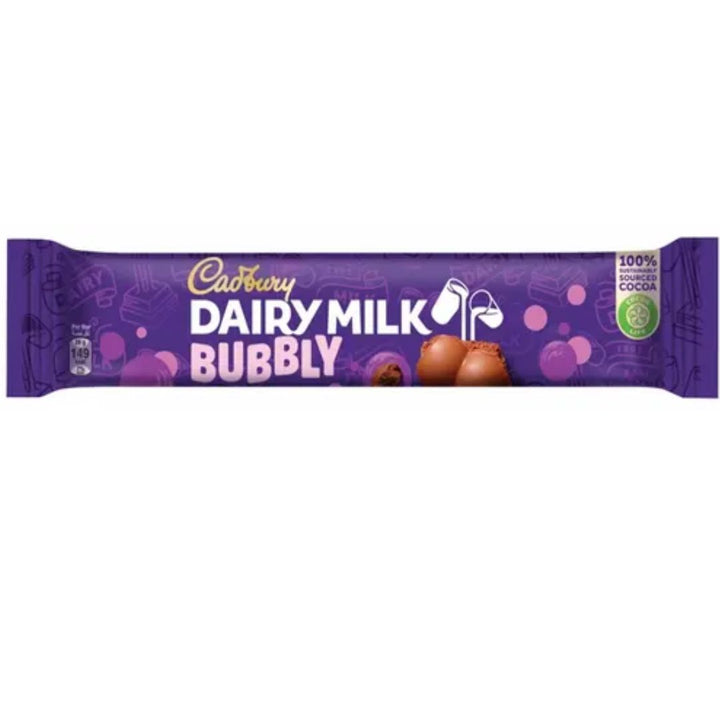 Cadbury Dairy Milk Bubbly, 28g