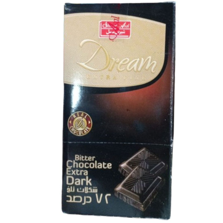 Dream Extra Fine Bitter Chocolate Extra Dark, 100g x6