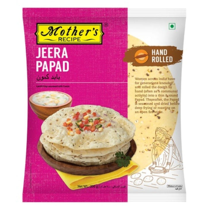 Mother's Recipe Jeera Papad, 200g