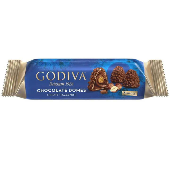 Godiva Chocolate Domes Crispy Hazelnut, 30g