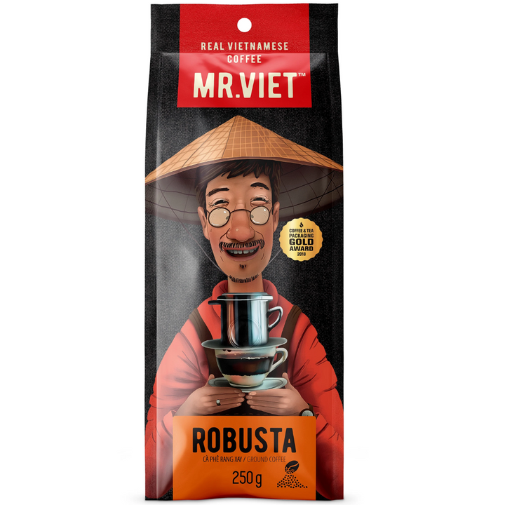 Mr. Viet Robusta Ground Coffee, 250g