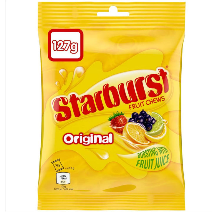 Starburst Fruit Chews Original, 127g