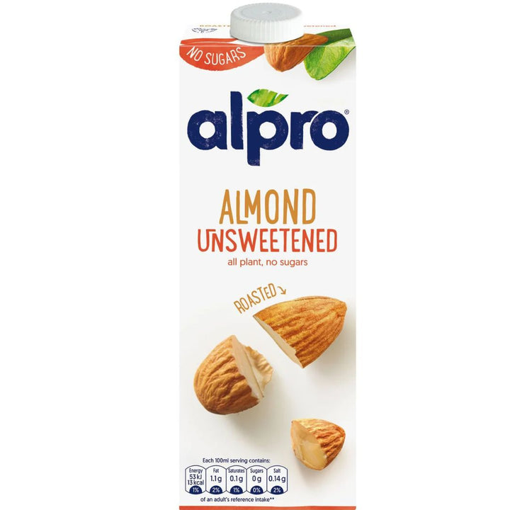 Alpro Almond Unsweetened Lactose Free, 1L