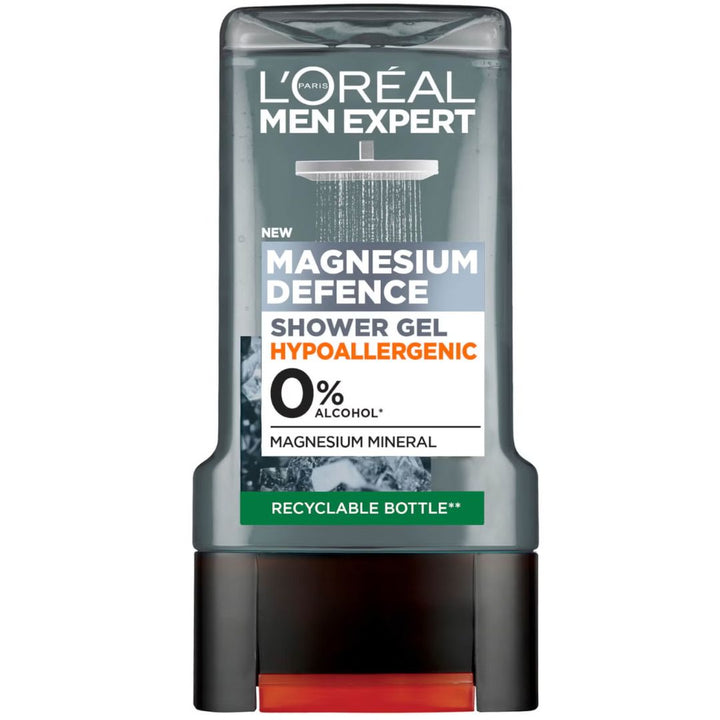 L'Oreal Men Expert Magnesium Defence Hypoallergenic Shower Gel, 300ml