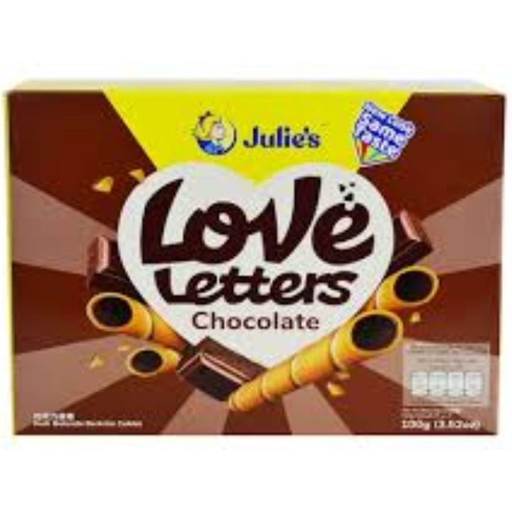 Julie's Love Letters Chocolate Wafer, 100g