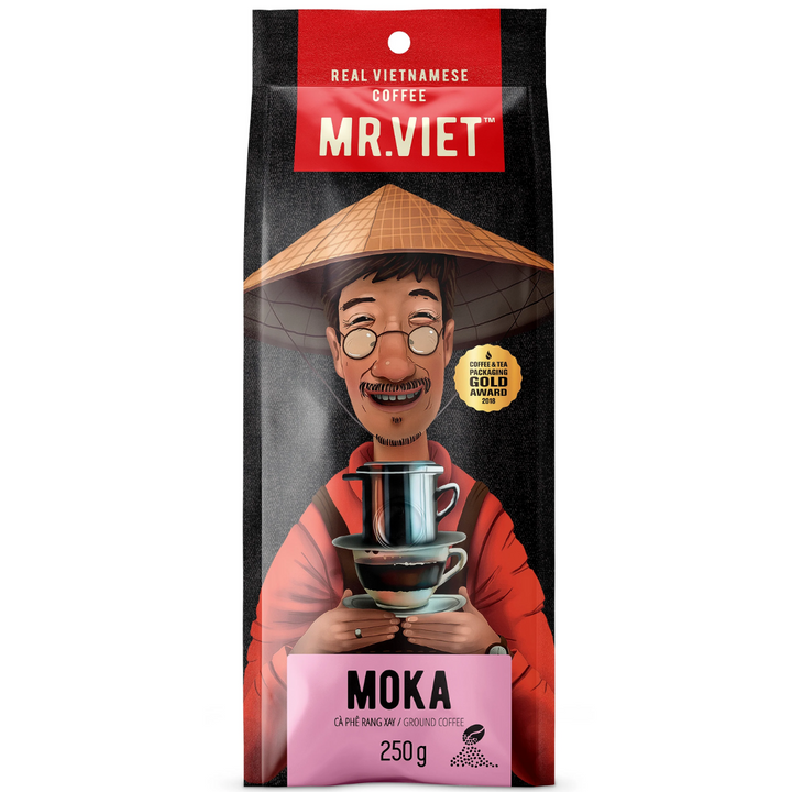 Mr. Viet Moka Ground Coffee, 250g