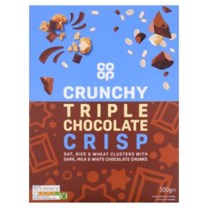 Coop Crunchy Tiple Chocolate Crisp, 500g