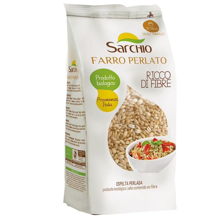 Sarchio Farro Perlato Rich in Fiber Pearled Spelt, 400g