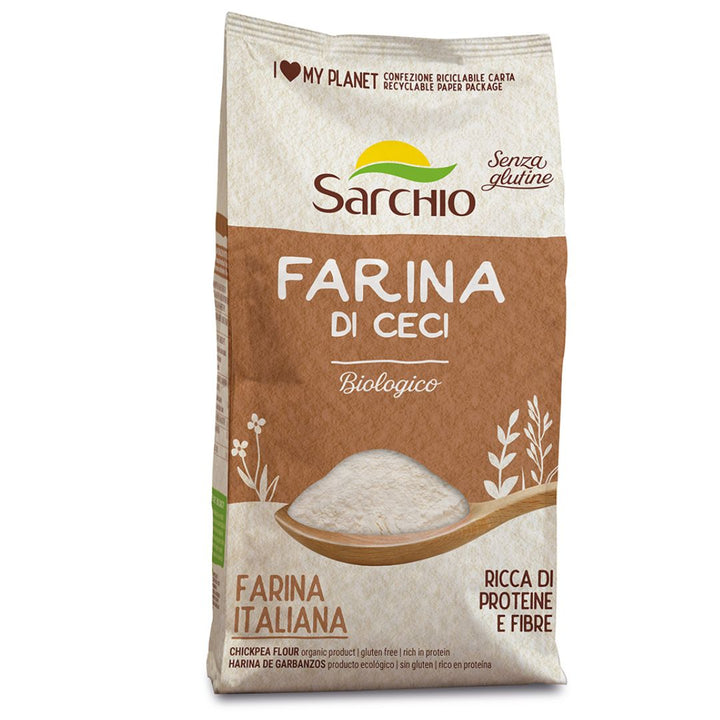 Sarchio Farina De Ceci Biologico Ricca Di Proteine E Fibre, 400g