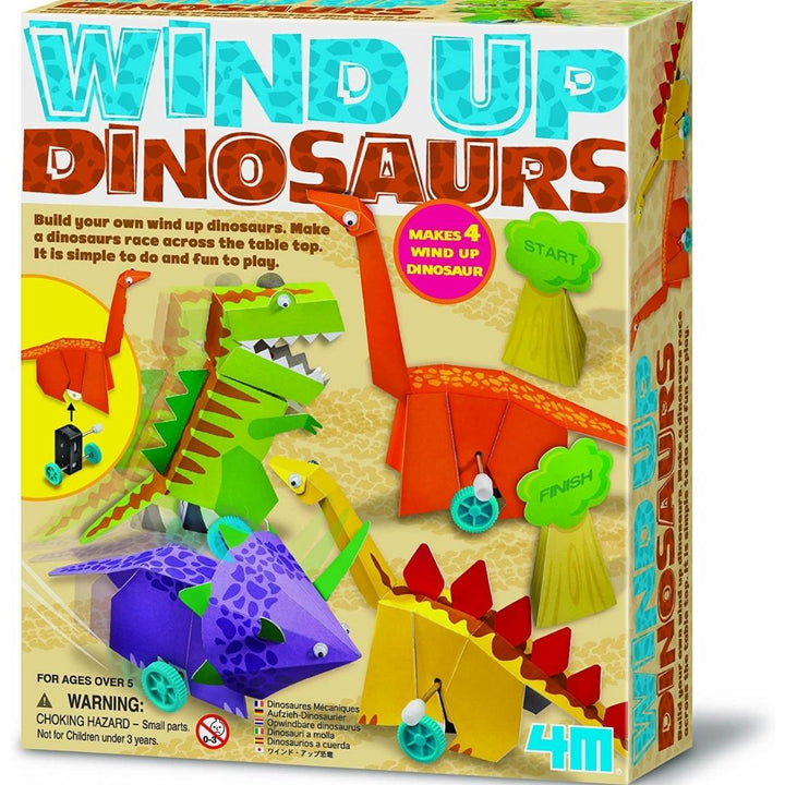 4M Wind Up Dinosaurs Kit