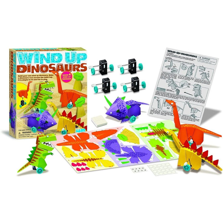 4M Wind Up Dinosaurs Kit